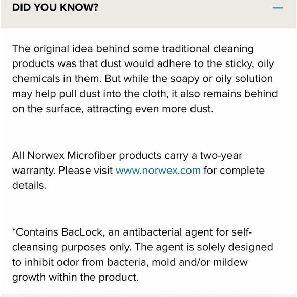 Norwex Dusting Mitt LE Dark Blue NWOT - Picture 12 of 12